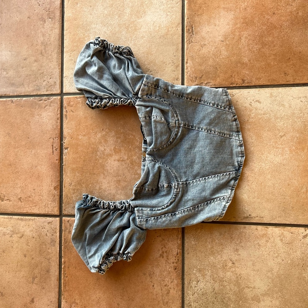 Small Denim Womens Top